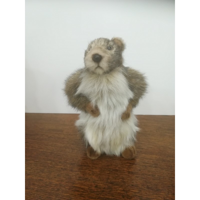 Peluche Marmotte 22 cm - Au Gardénia