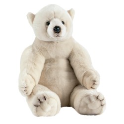 Peluche Ours Blanc 70 cm